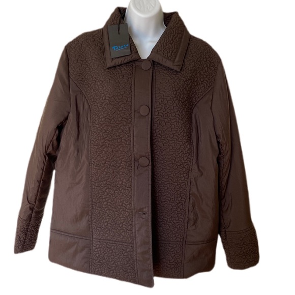 Diape NWT brown puffer jacket - Picture 2 of 6